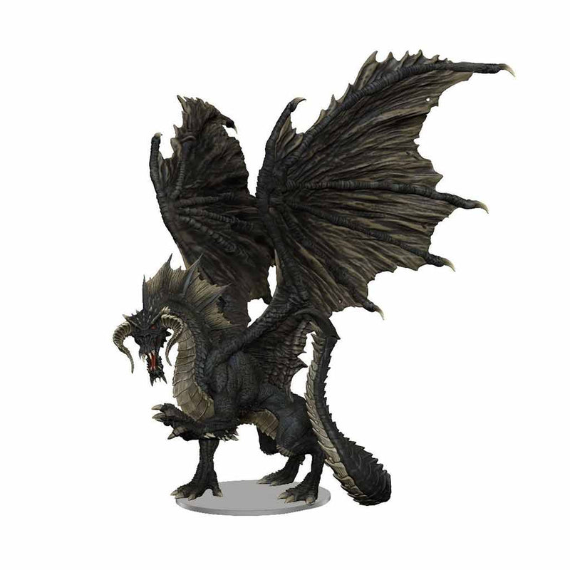 Adult Black Dragon D&D Icons of the Realms Premium Miniature - Bea DnD Games