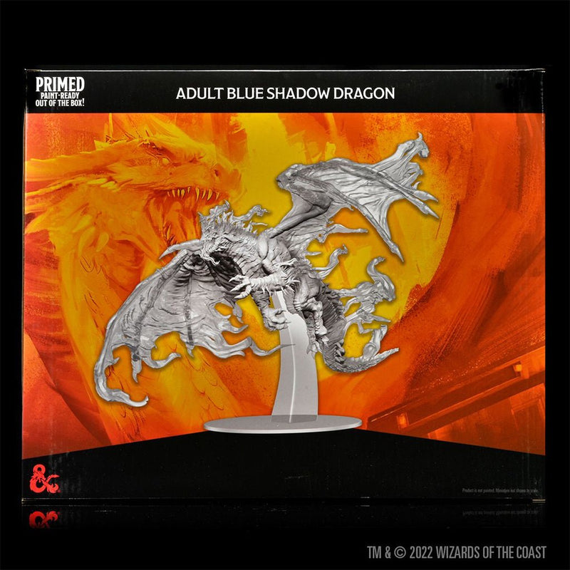 Adult Blue Shadow Dragon - D&D Icons of the Realms Unpainted Figure - Bea DnD Games