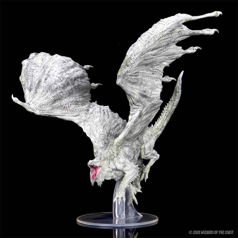 Adult White Dragon D&D Icons of the Realms Premium Miniature - Bea DnD Games