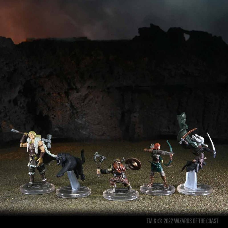 Adventures in the Forgotten Realms - Companions of the Hall Starter Set - D&D Icons of the Realms Miniatures Premium Set - Bea DnD Games
