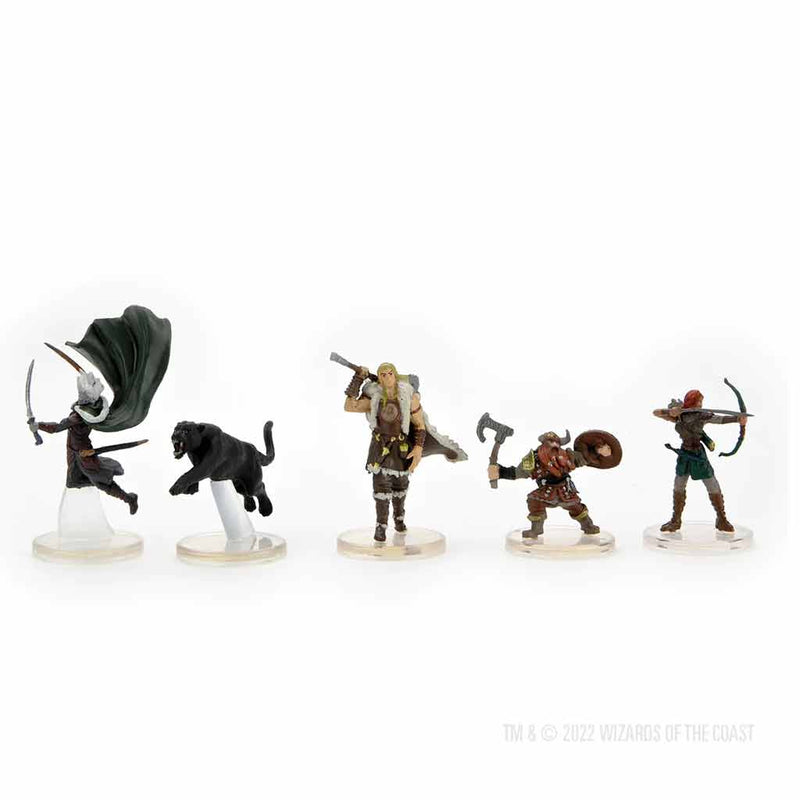 Adventures in the Forgotten Realms - Companions of the Hall Starter Set - D&D Icons of the Realms Miniatures Premium Set - Bea DnD Games