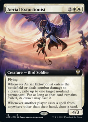 Aerial Extortionist (Extended Art) [Streets of New Capenna Commander] - Bea DnD Games