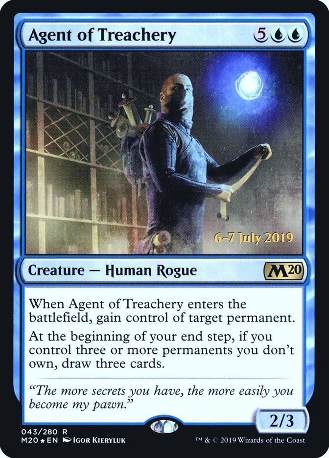 Agent of Treachery [Core Set 2020 Prerelease Promos] - Bea DnD Games