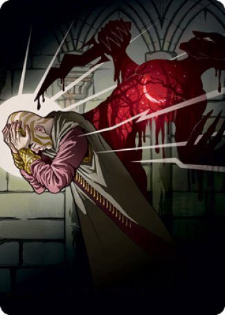 Agonizing Remorse Art Card [Strixhaven: School of Mages Art Series] - Bea DnD Games