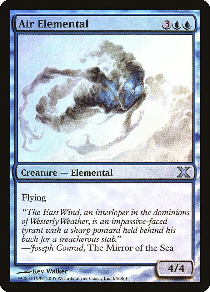 Air Elemental (Premium Foil) [Tenth Edition] - Bea DnD Games