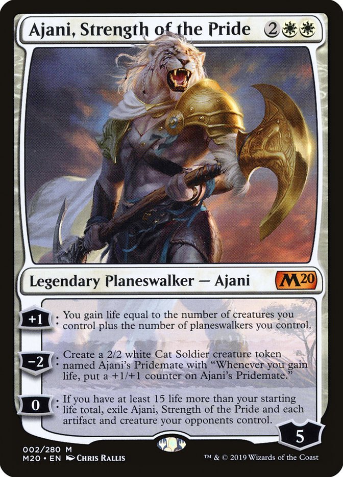 Ajani, Strength of the Pride [Core Set 2020] - Bea DnD Games