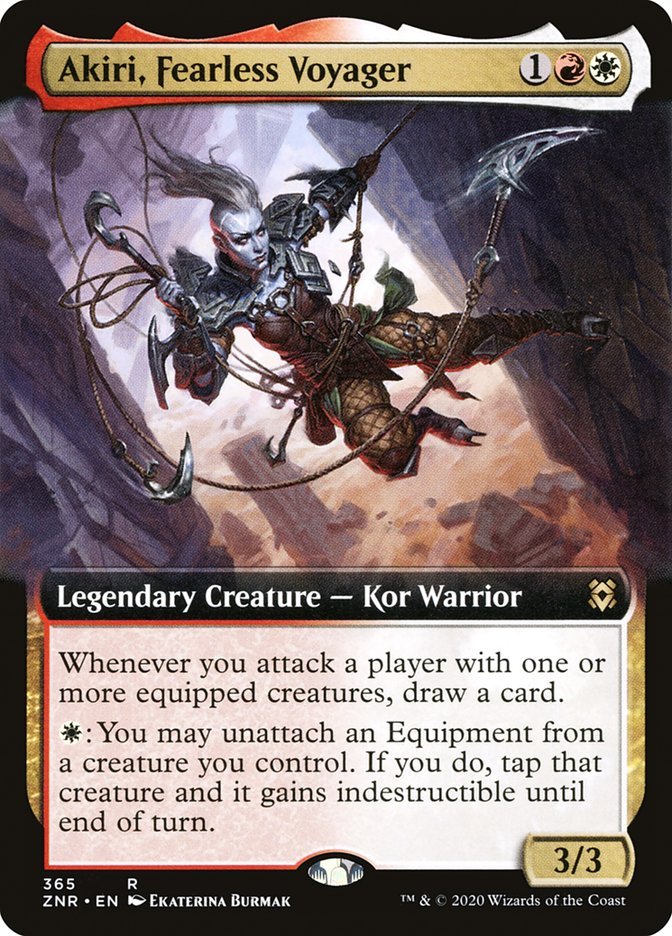 Akiri, Fearless Voyager (Extended Art) [Zendikar Rising] - Bea DnD Games