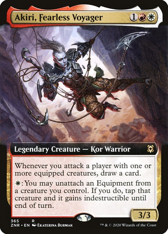 Akiri, Fearless Voyager (Extended Art) [Zendikar Rising] - Bea DnD Games