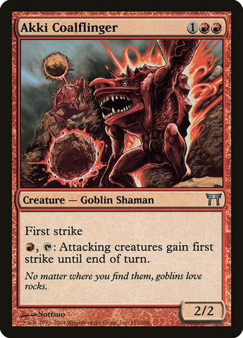 Akki Coalflinger [Champions of Kamigawa] - Bea DnD Games