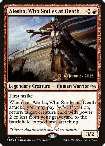 Alesha, Who Smiles at Death [Fate Reforged Prerelease Promos] - Bea DnD Games