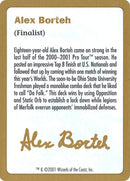 Alex Borteh Bio [World Championship Decks 2001] - Bea DnD Games