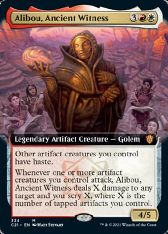 Alibou, Ancient Witness (Extended Art) [Commander 2021] - Bea DnD Games