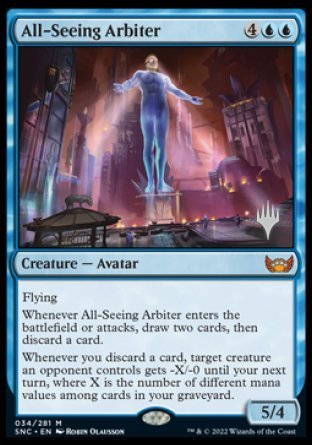 All-Seeing Arbiter (Promo Pack) [Streets of New Capenna Promos] - Bea DnD Games