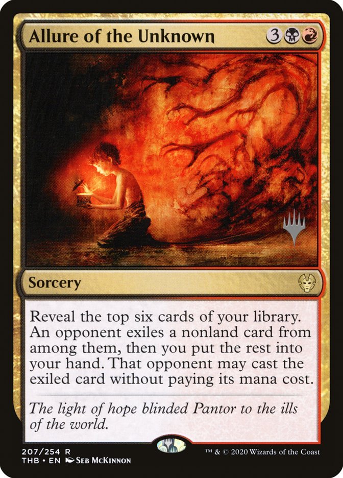 Allure of the Unknown (Promo Pack) [Theros Beyond Death Promos] - Bea DnD Games