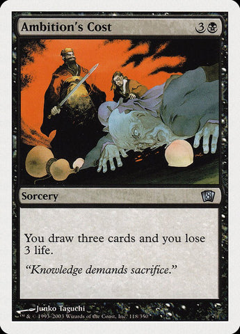 Ambition's Cost [Eighth Edition] - Bea DnD Games