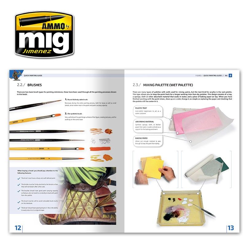 Ammo by MIG Encyclopedia of Figures Modelling Techniques - Vol. 0 Quick Guide for Painting - Bea DnD Games