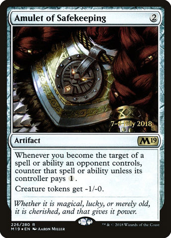 Amulet of Safekeeping [Core Set 2019 Prerelease Promos] - Bea DnD Games