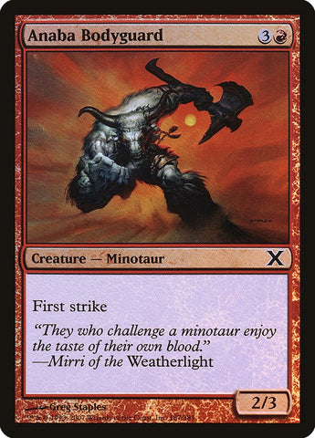 Anaba Bodyguard (Premium Foil) [Tenth Edition] - Bea DnD Games