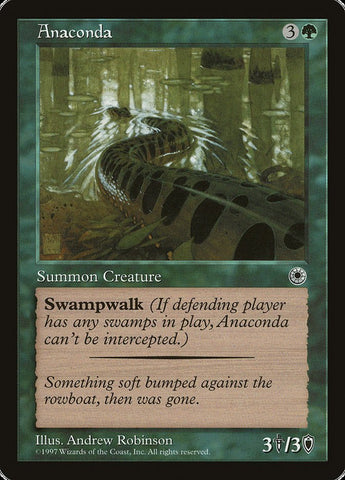 Anaconda (With Flavor Text) [Portal] - Bea DnD Games