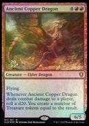 Ancient Copper Dragon [Commander Legends: Battle for Baldur's Gate Prerelease Promos] - Bea DnD Games