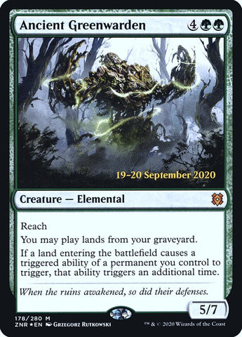 Ancient Greenwarden [Zendikar Rising Prerelease Promos] - Bea DnD Games