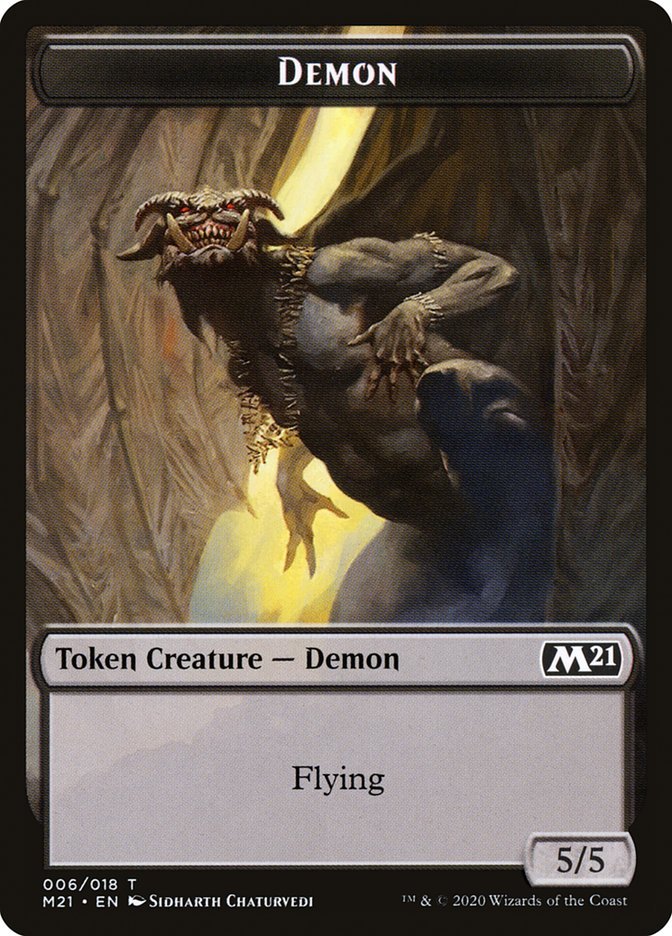 Angel // Demon Double-Sided Token [Core Set 2021 Tokens] - Bea DnD Games
