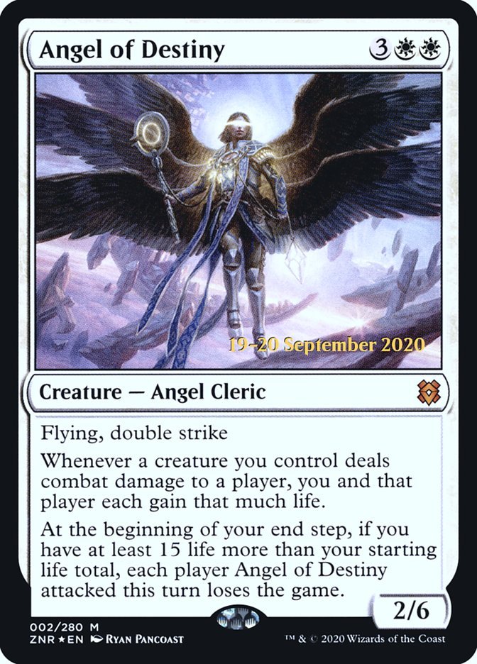 Angel of Destiny [Zendikar Rising Prerelease Promos] - Bea DnD Games