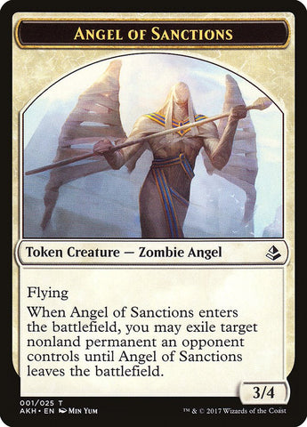 Angel of Sanctions // Drake Double-Sided Token [Amonkhet Tokens] - Bea DnD Games