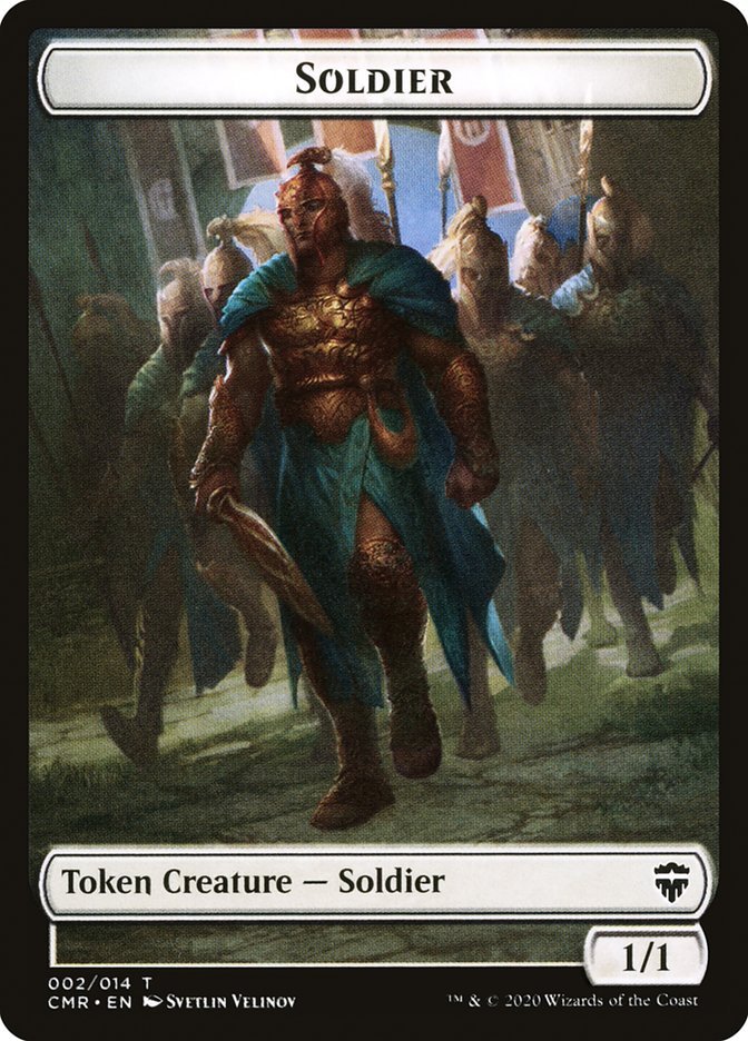 Angel // Soldier Double-Sided Token [Commander Legends Tokens] - Bea DnD Games