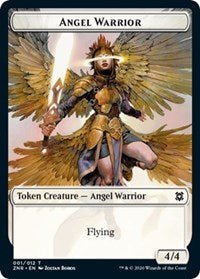 Angel Warrior // Hydra Double-Sided Token [Zendikar Rising Tokens] - Bea DnD Games