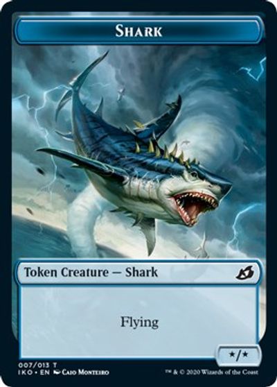 Angel Warrior // Shark Double-Sided Token [Challenger Decks 2021 Tokens] - Bea DnD Games