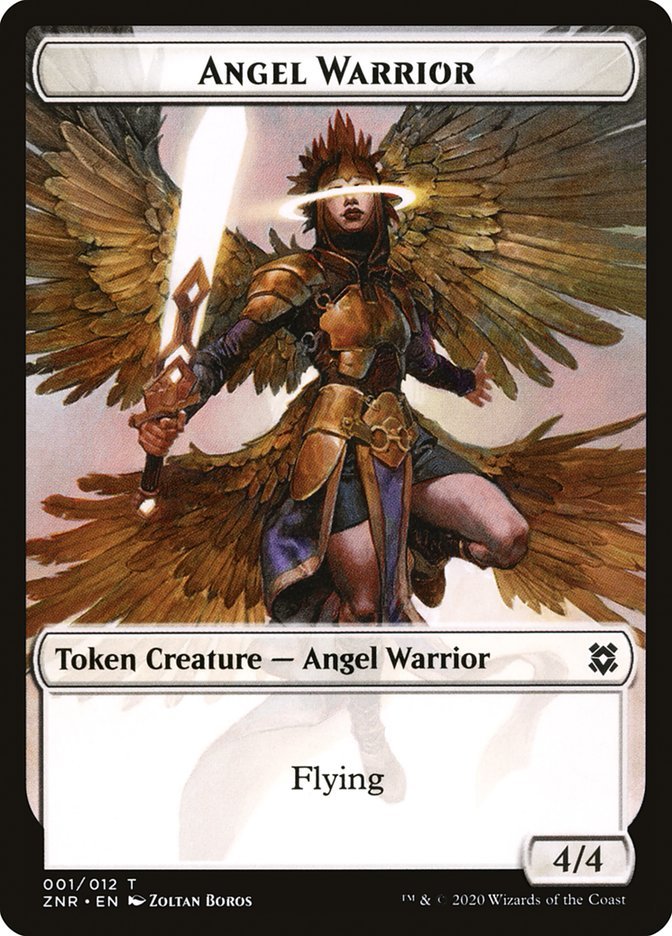 Angel Warrior Token [Zendikar Rising Tokens] - Bea DnD Games