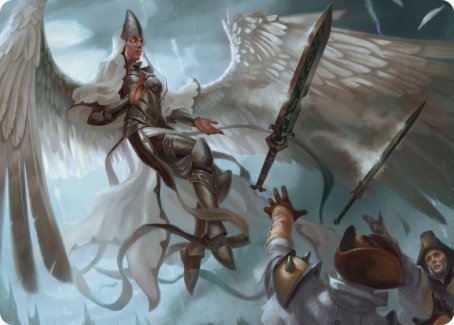 Angelic Quartermaster Art Card [Innistrad: Crimson Vow Art Series] - Bea DnD Games