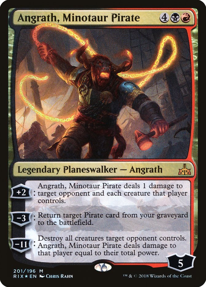 Angrath, Minotaur Pirate [Rivals of Ixalan] - Bea DnD Games