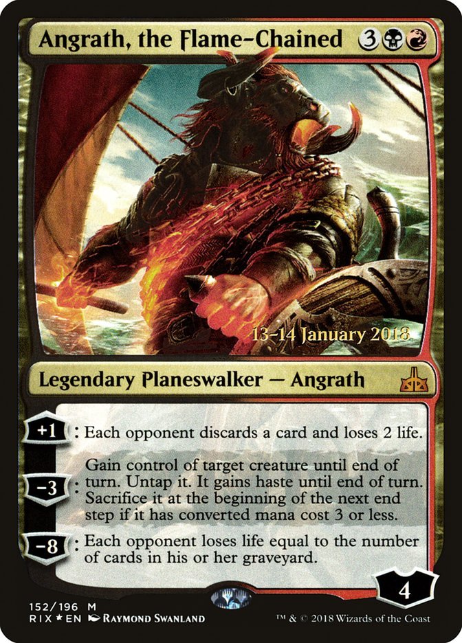 Angrath, the Flame-Chained [Rivals of Ixalan Prerelease Promos] - Bea DnD Games