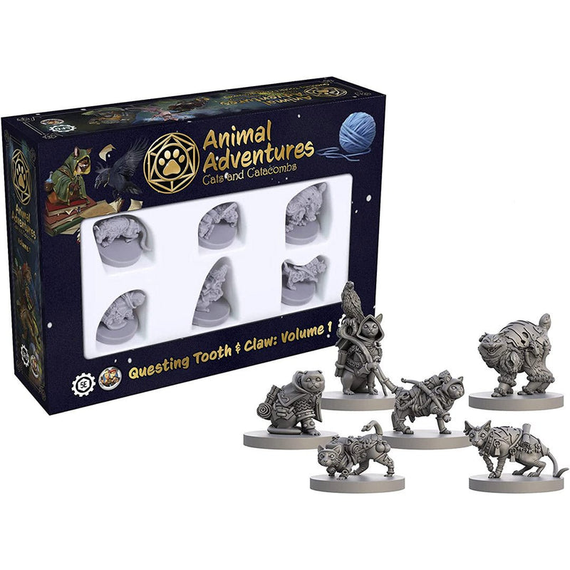 Animal Adventures RPG Cats & Catacombs - Questing Tooth & Claw: Volume 1 - Bea DnD Games