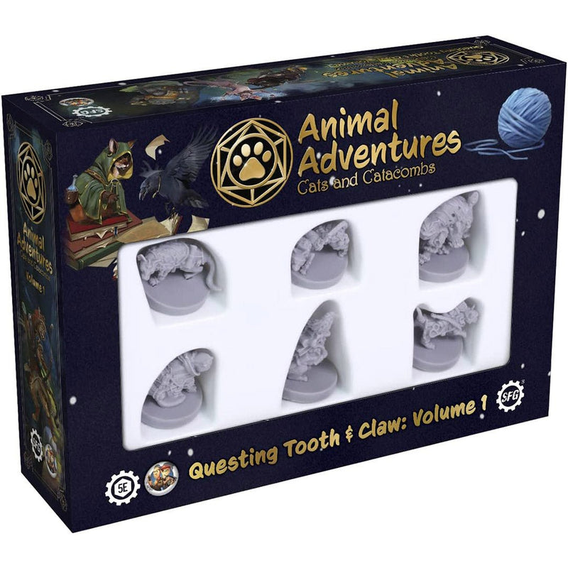 Animal Adventures RPG Cats & Catacombs - Questing Tooth & Claw: Volume 1 - Bea DnD Games