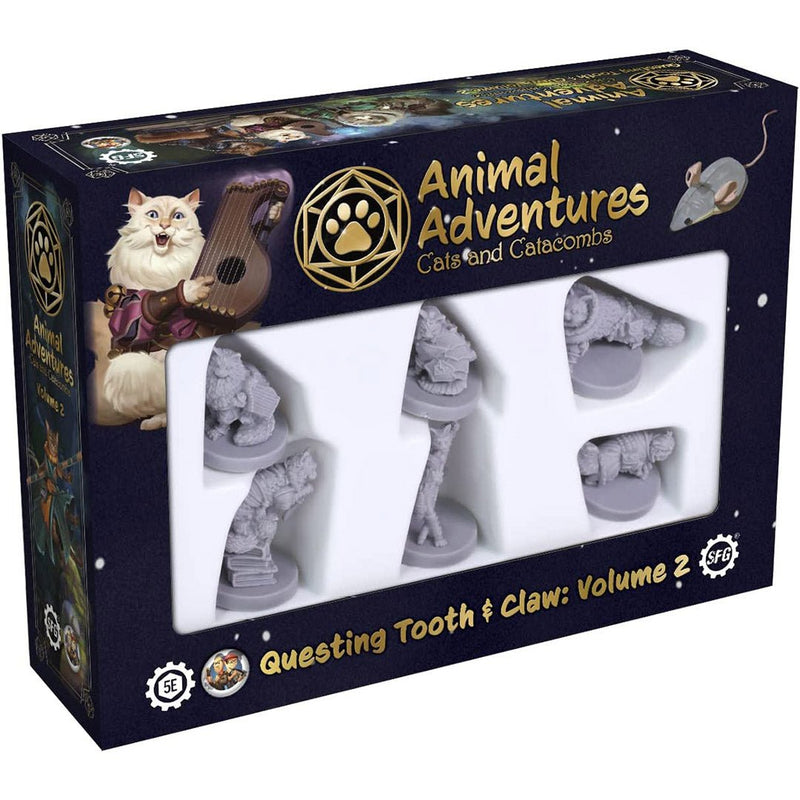 Animal Adventures RPG Cats & Catacombs - Questing Tooth & Claw: Volume 2 - Bea DnD Games
