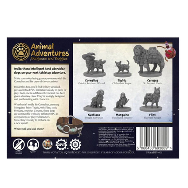 Animal Adventures RPG Dungeons & Doggies - Adventurers Unleashed: Volume 1 - Bea DnD Games