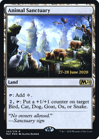 Animal Sanctuary [Core Set 2021 Prerelease Promos] - Bea DnD Games