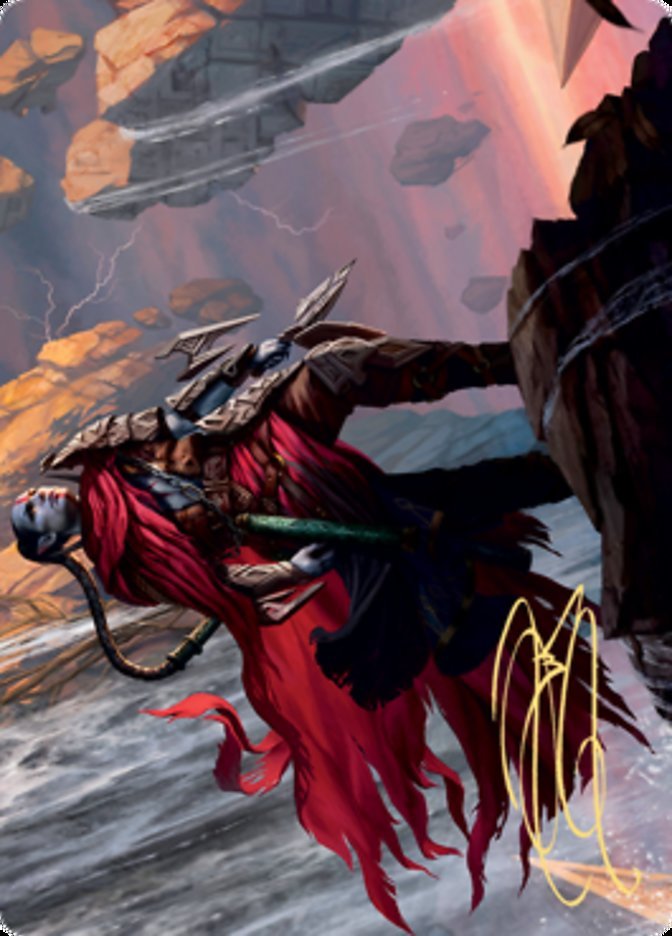 Anowon, the Ruin Thief Art Card (Gold-Stamped Signature) [Zendikar Rising Art Series] - Bea DnD Games