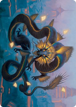 Ao, the Dawn Sky 1 Art Card [Kamigawa: Neon Dynasty Art Series] - Bea DnD Games