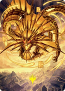 Ao, the Dawn Sky 2 Art Card (Gold-Stamped Signature) [Kamigawa: Neon Dynasty Art Series] - Bea DnD Games