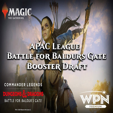 APAC League Commander Legends Battle for Baldurs Gate ticket - Bea DnD Games