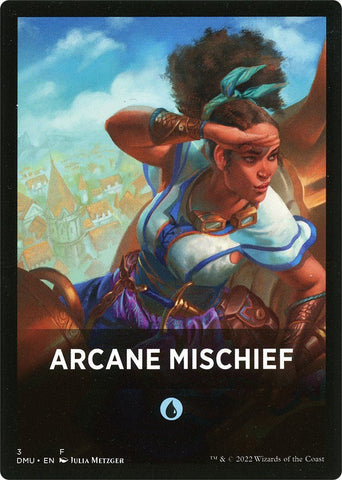 Arcane Mischief Theme Card [Dominaria United Tokens] - Bea DnD Games