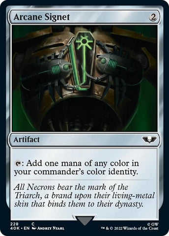 Arcane Signet (228) [Warhammer 40,000] - Bea DnD Games