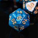 Arcane Steel - 7 Piece Polyhedral Dice Set + Dice Bag - Bea DnD Games