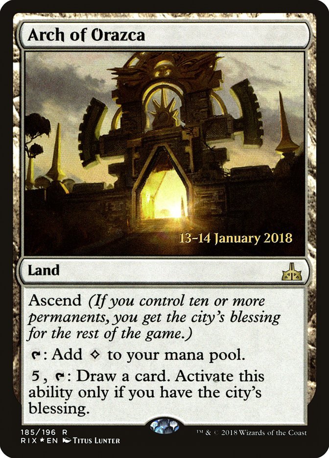 Arch of Orazca [Rivals of Ixalan Prerelease Promos] - Bea DnD Games