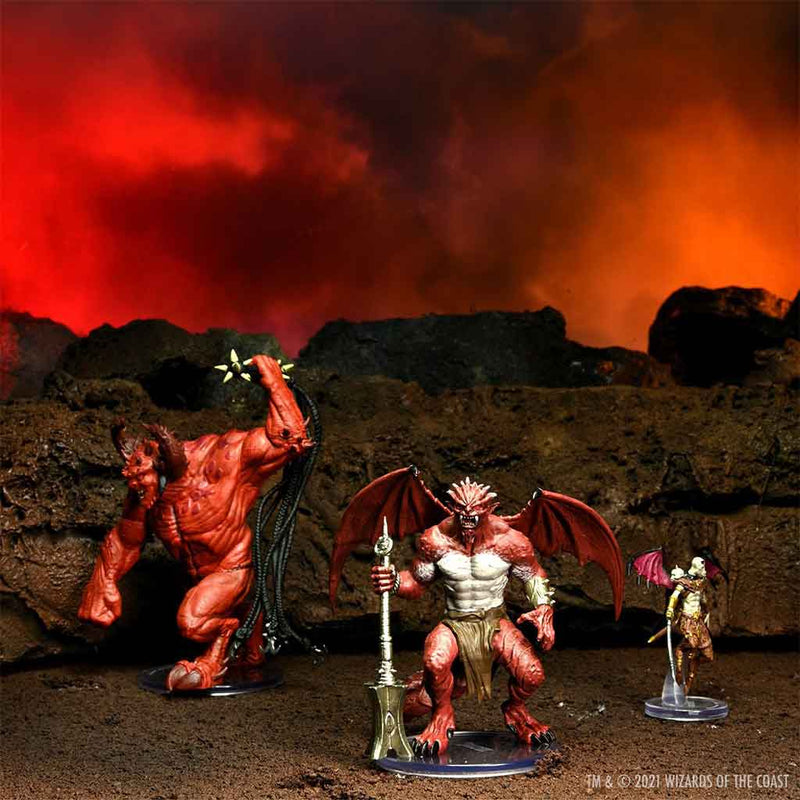 Archdevils Hutijin, Moloch, Titivilus D&D Icons of the Realms Premium Miniatures - Bea DnD Games