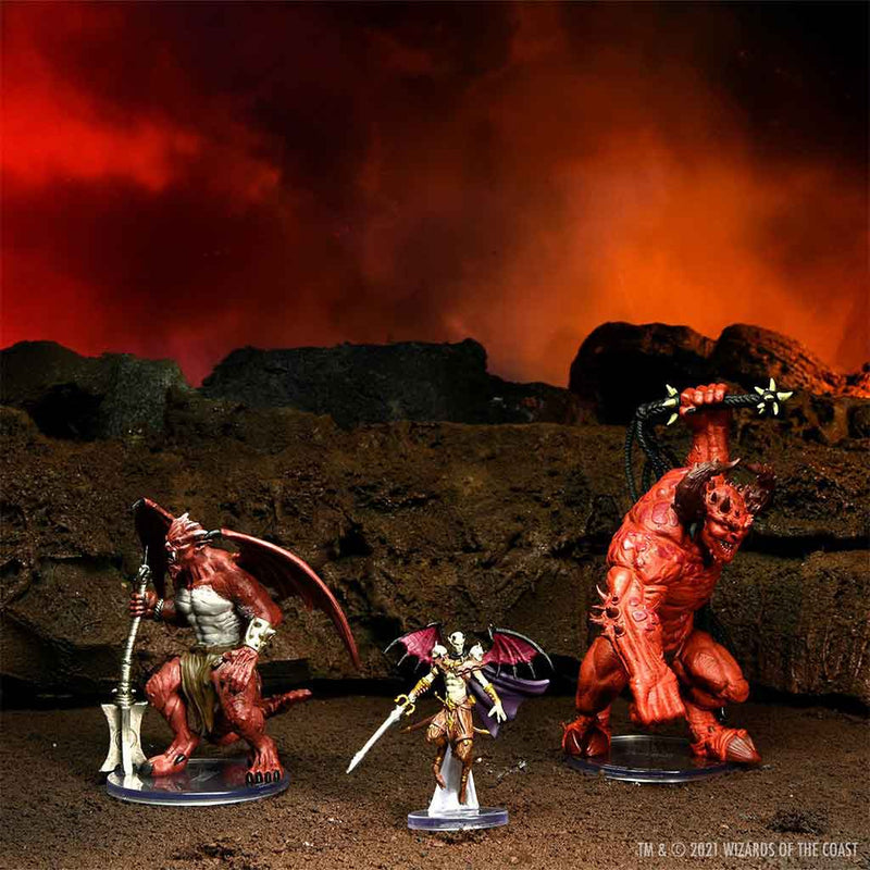 Archdevils Hutijin, Moloch, Titivilus D&D Icons of the Realms Premium Miniatures - Bea DnD Games